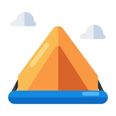 Kamp için mükemmel simge tasarımı