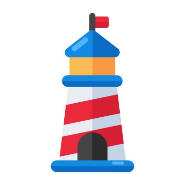 Deniz kulesinin yaratıcı tasarım simgesi