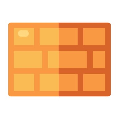 Duvar inşaatı kavramını simgeleyen tuğla katmanı