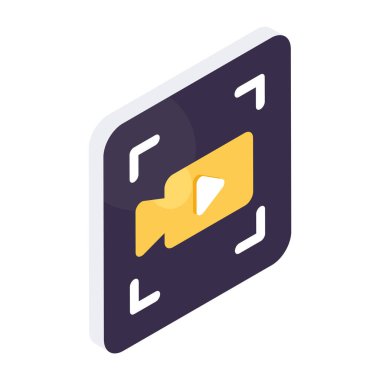 Kamera odağı için moda tasarım simgesi