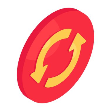 Tazeleme okunun mükemmel tasarım simgesi