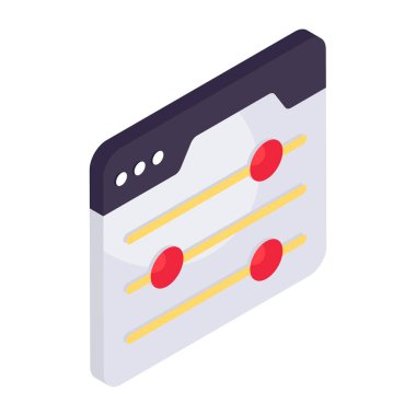 Ses eşitleyicisinin düzenlenebilir tasarım simgesi 