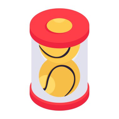 Tenis toplarının modern tasarım simgesi