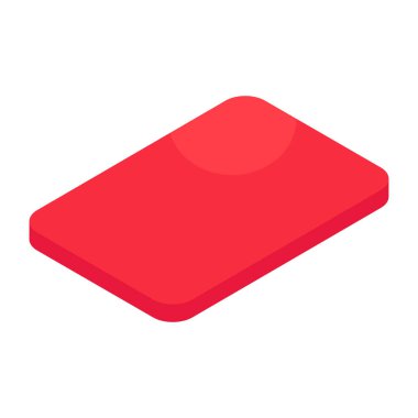 Eşsiz bir ceza kartı tasarımı simgesi