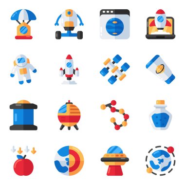 Astronomi Düz Simgeler Kümesi 