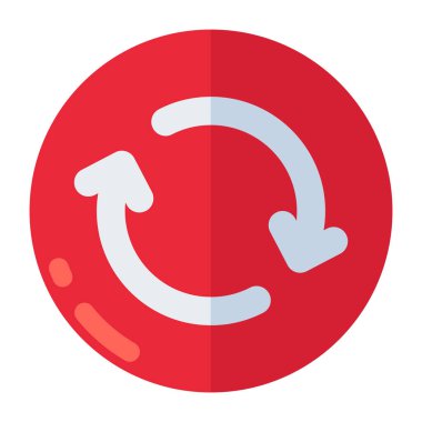 Senkronize okların modern tasarım simgesi 