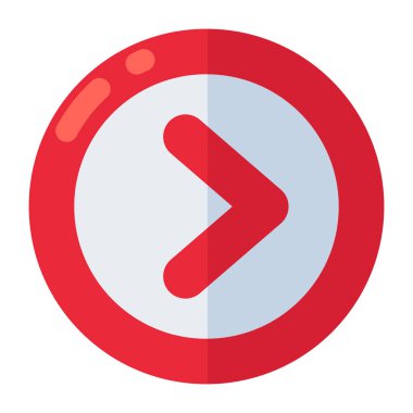 Yön oklarının düzenlenebilir tasarım simgesi 