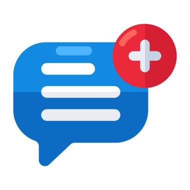 Sohbet eklemek için moda tasarım simgesi 