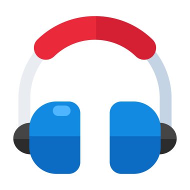 An icon design of headphones 