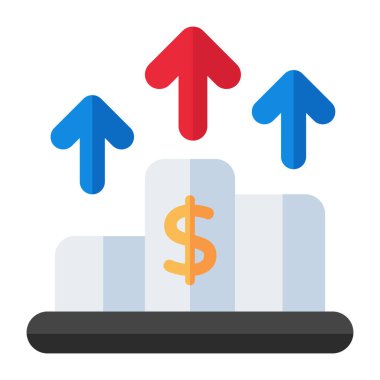 Finansal analizlerin premium indirme simgesi