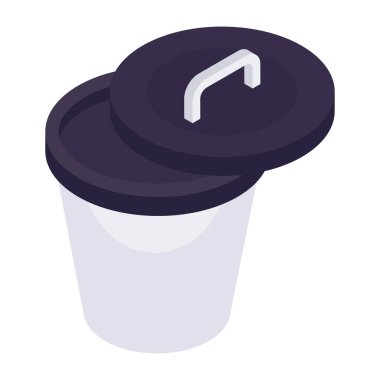 Geri dönüşüm kutusunun vektör tasarımı