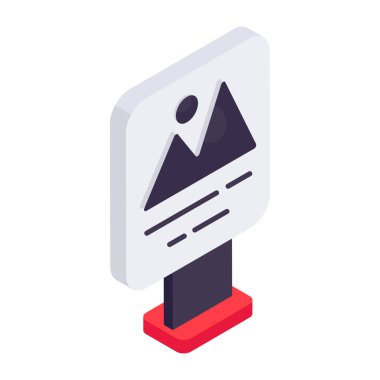 Boyama tahtasının modern tasarım simgesi  