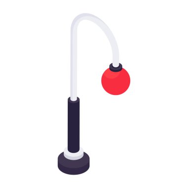 Sokak lambalarının modern tasarım simgesi