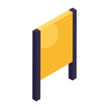 Bilgi panosunun modern tasarım simgesi 