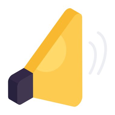 Yüksek hacimli izometrik tasarım simgesi 