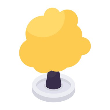 Bitkinin düz tasarım simgesi 