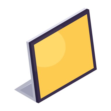 Dizüstü bilgisayarın yaratıcı tasarım simgesi