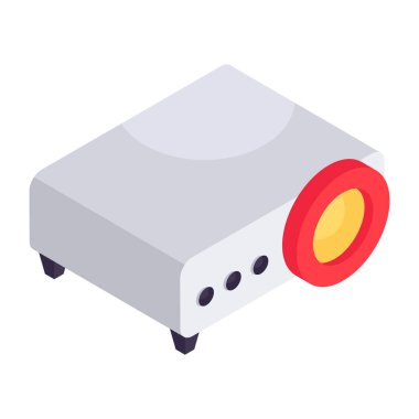 Projektörün modaya uygun tasarım simgesi