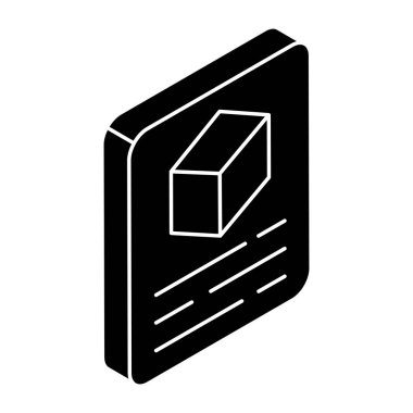 3D modelin düzenlenebilir tasarım simgesi