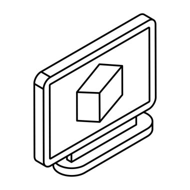 3D modelin düzenlenebilir tasarım simgesi