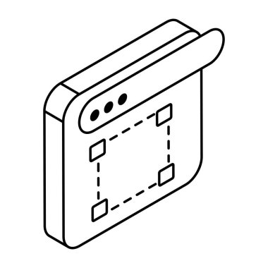      Modern style icon of transformation tool 