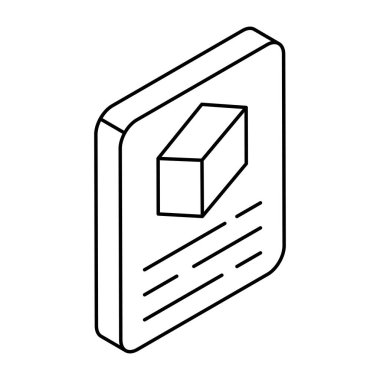 3D modelin düzenlenebilir tasarım simgesi