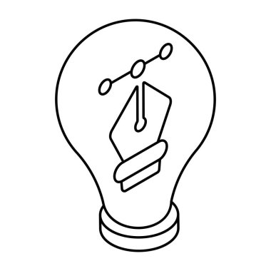 Tasarım fikrinin mükemmel tasarım simgesi