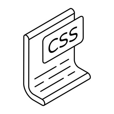 css dosyasının moda tasarım simgesi 