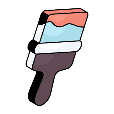      Vector design of paint brush icon