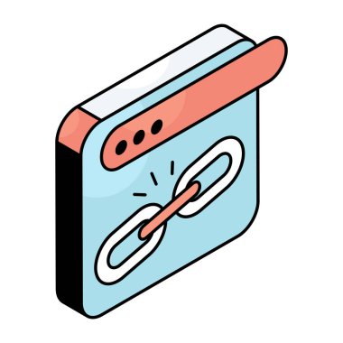 Bağlı web sitesinin simge tasarımı 