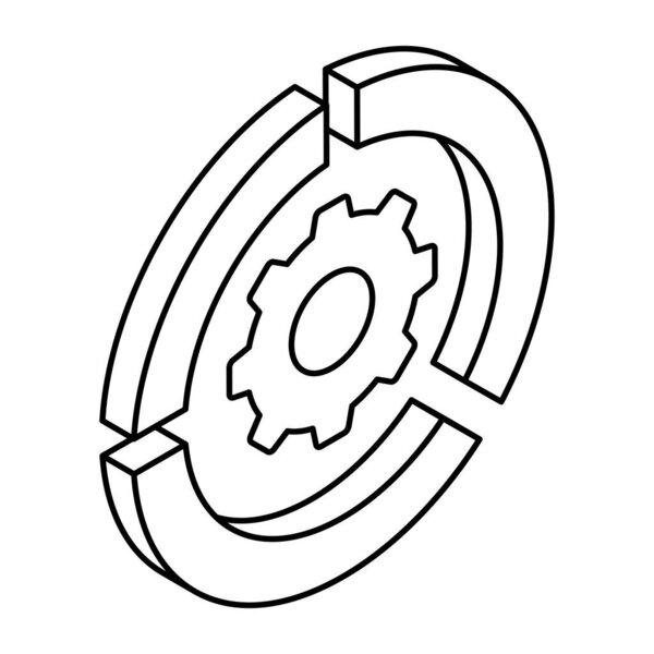 Perfect design icon of setting 