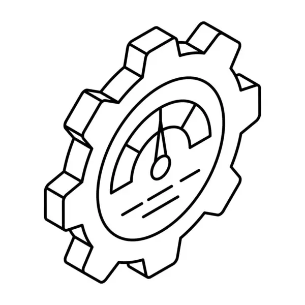 Hızlı optimizasyonun modern tasarım simgesi 