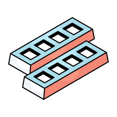 Çikolatanın güzel bir tasarım simgesi 