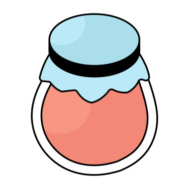 Kavanozun yaratıcı tasarım simgesi