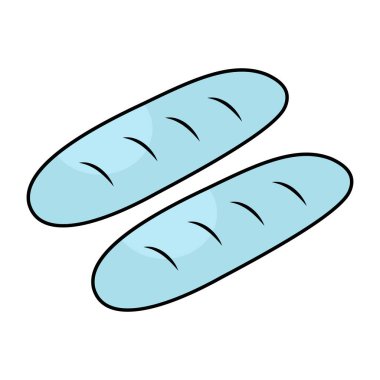 Ekmeğin güzel bir tasarım simgesi.