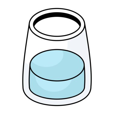 Bir cam tasarım simgesi