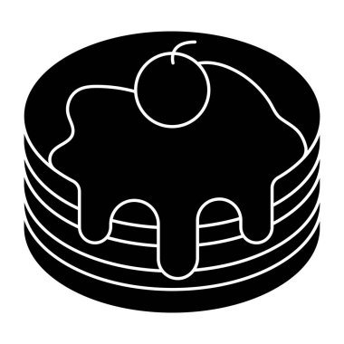 Pastanın yaratıcı tasarım simgesi