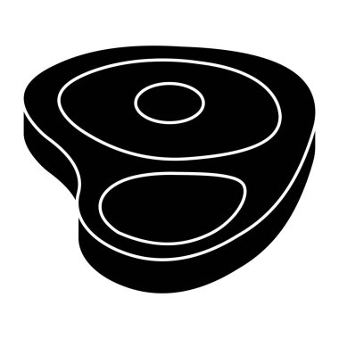 Biftek için bir ikon tasarımı