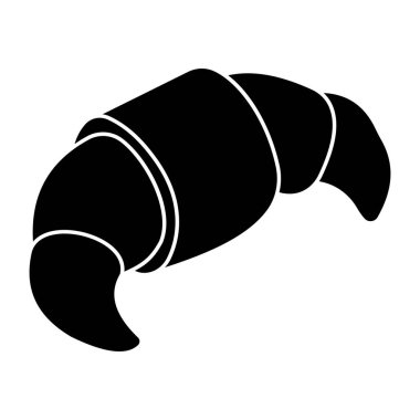 Kruvasanın yaratıcı tasarım simgesi