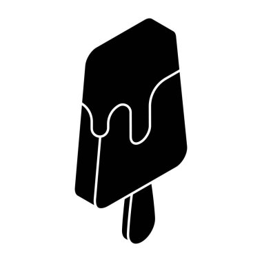 Buzlu dondurmanın mükemmel tasarım simgesi 