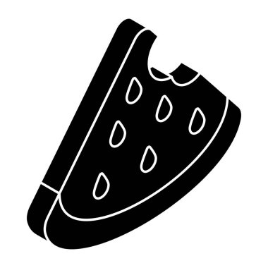 Modaya uygun bir karpuz tasarımı simgesi 