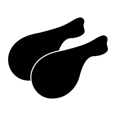 Tavuk budu için güzel bir tasarım ikonu. 