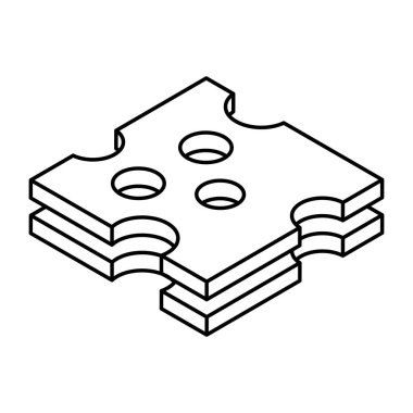 Peynir diliminin moda tasarım simgesi