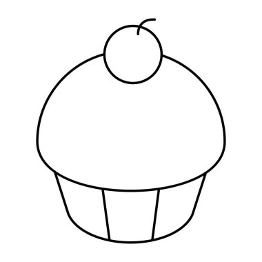 Kekin mükemmel tasarım simgesi