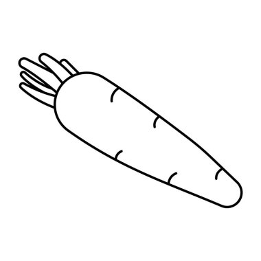 Havucun yaratıcı tasarım simgesi