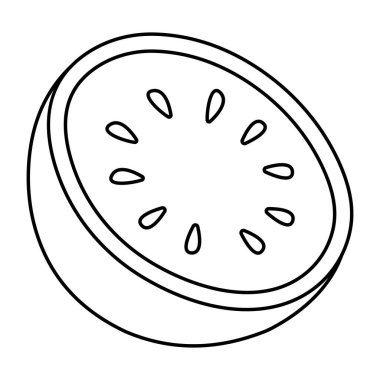 Karpuzun mükemmel tasarım simgesi 