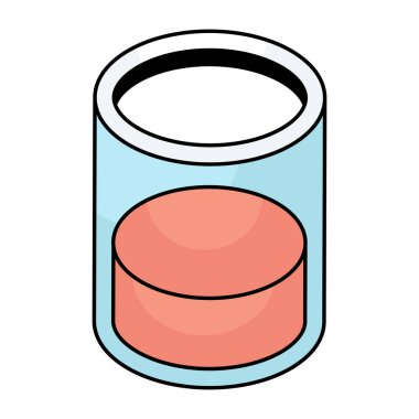 Düz tasarım meyve suyu ikonu