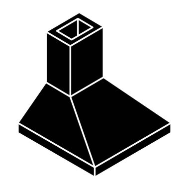 Yemek kaputunun güzel bir tasarım simgesi.