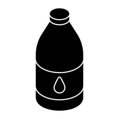 Yağ şişesinin moda tasarım ikonu