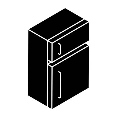 Buzdolabının yaratıcı tasarım simgesi 